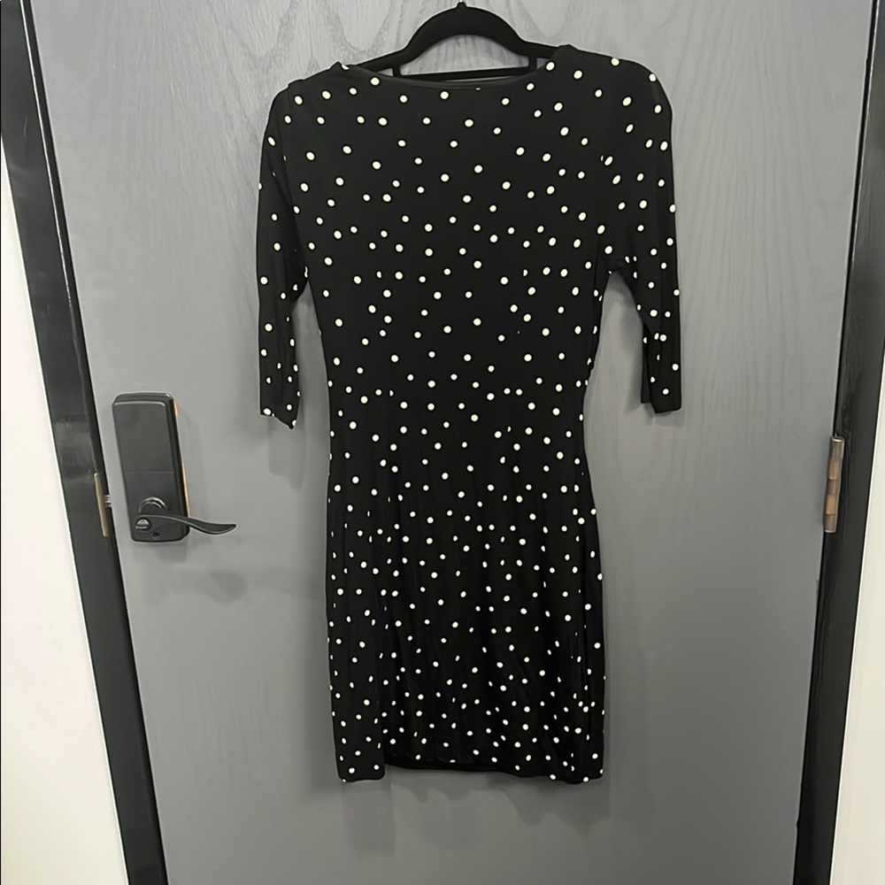 Ann Taylor black polka dot dress - Picture 3 of 3